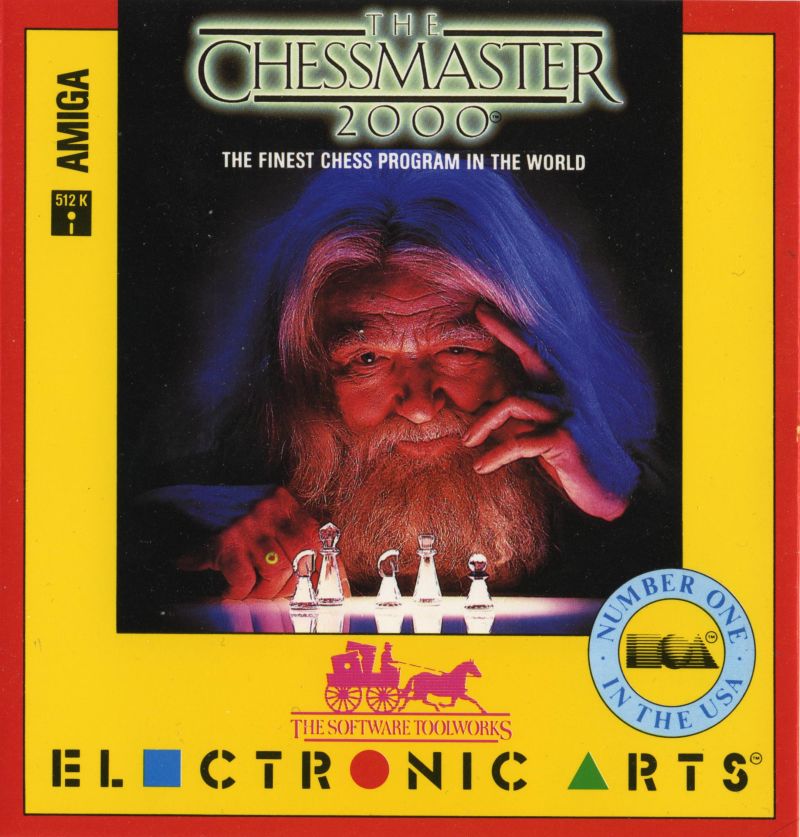 Chessmaster 2000 box art,1986